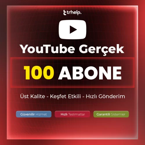  100 Gerçek Abone  Garantili - YouTube